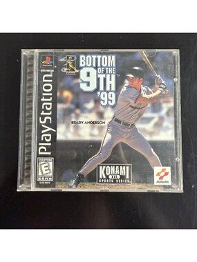 Bottom of the 9th '99 (Sony PlayStation 1, 1998) PS1  w/ Manual